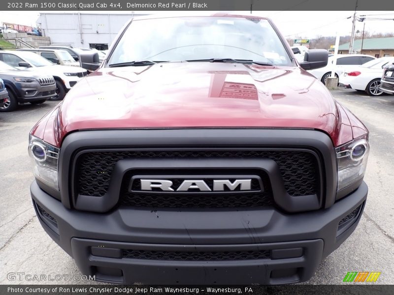 Delmonico Red Pearl / Black 2022 Ram 1500 Classic Quad Cab 4x4