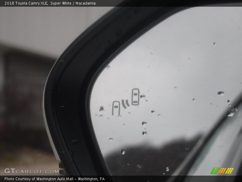 Super White / Macadamia 2018 Toyota Camry XLE