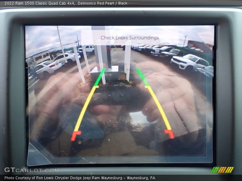 Delmonico Red Pearl / Black 2022 Ram 1500 Classic Quad Cab 4x4