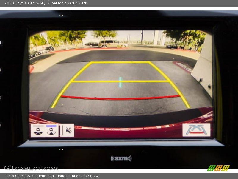 Supersonic Red / Black 2020 Toyota Camry SE