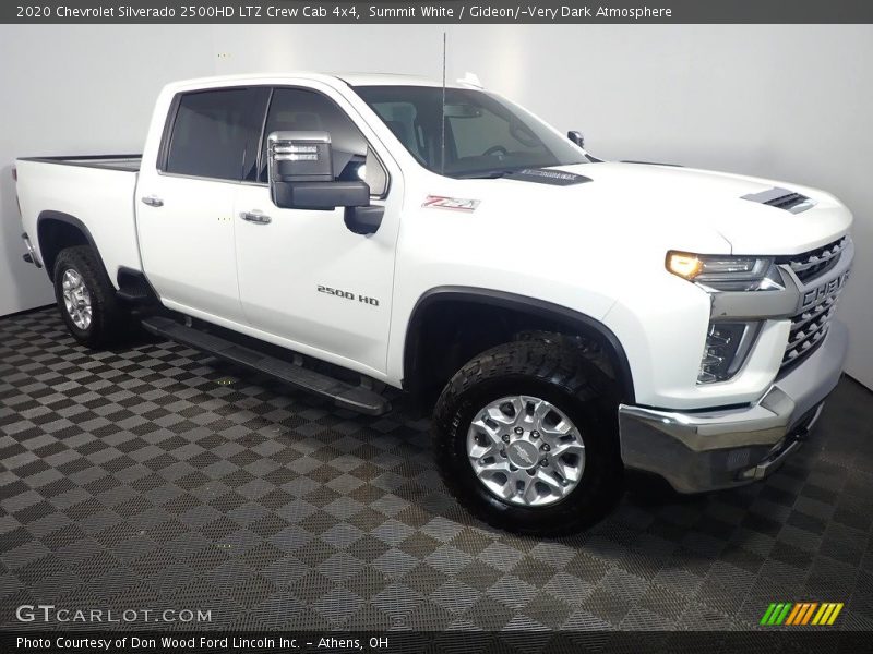 Summit White / Gideon/­Very Dark Atmosphere 2020 Chevrolet Silverado 2500HD LTZ Crew Cab 4x4