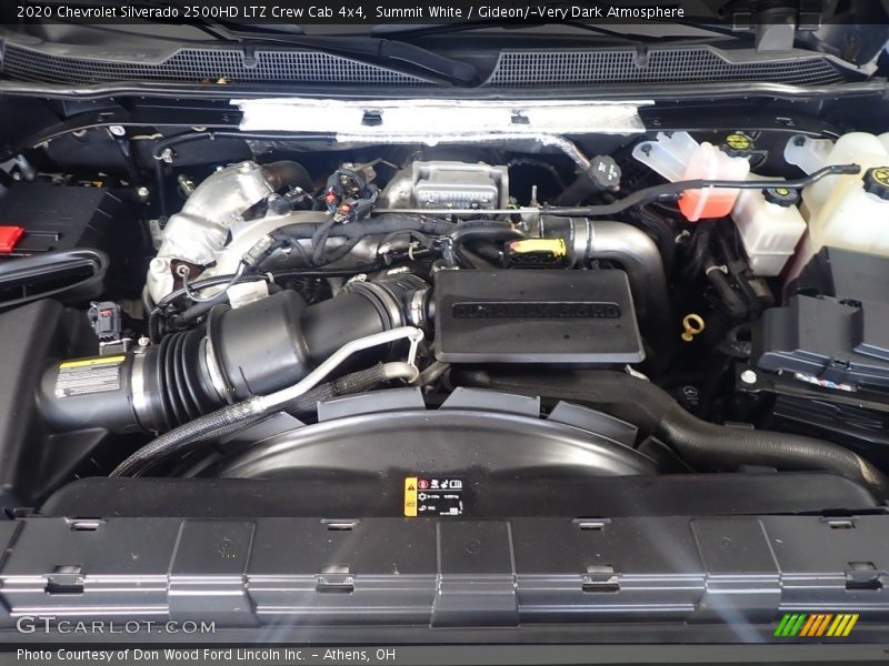 Summit White / Gideon/­Very Dark Atmosphere 2020 Chevrolet Silverado 2500HD LTZ Crew Cab 4x4