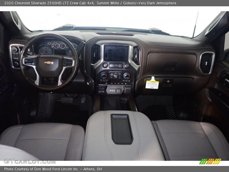 Summit White / Gideon/­Very Dark Atmosphere 2020 Chevrolet Silverado 2500HD LTZ Crew Cab 4x4