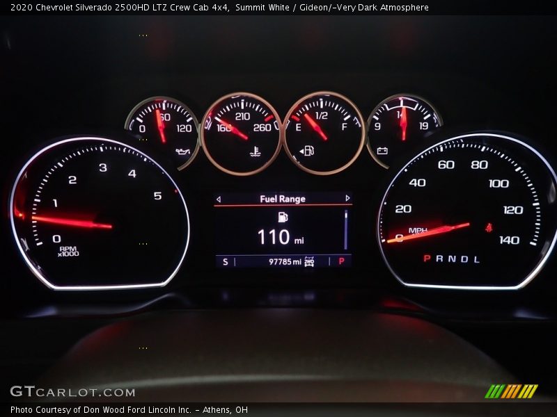 Summit White / Gideon/­Very Dark Atmosphere 2020 Chevrolet Silverado 2500HD LTZ Crew Cab 4x4