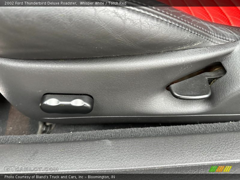 Whisper White / Torch Red 2002 Ford Thunderbird Deluxe Roadster