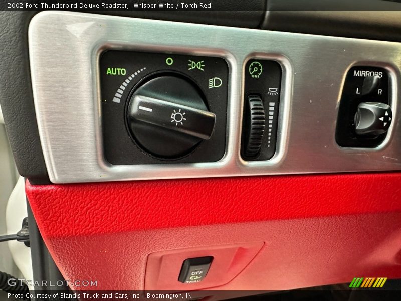 Whisper White / Torch Red 2002 Ford Thunderbird Deluxe Roadster