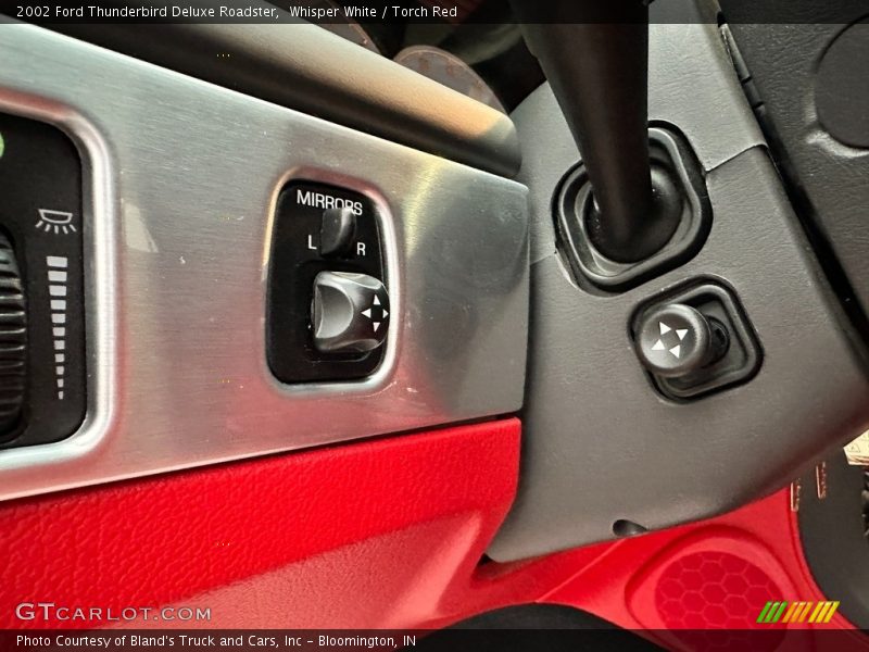 Whisper White / Torch Red 2002 Ford Thunderbird Deluxe Roadster
