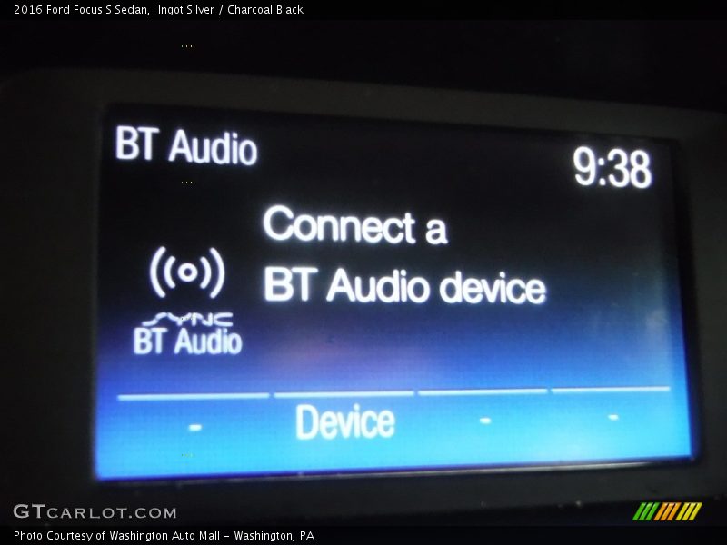 Ingot Silver / Charcoal Black 2016 Ford Focus S Sedan