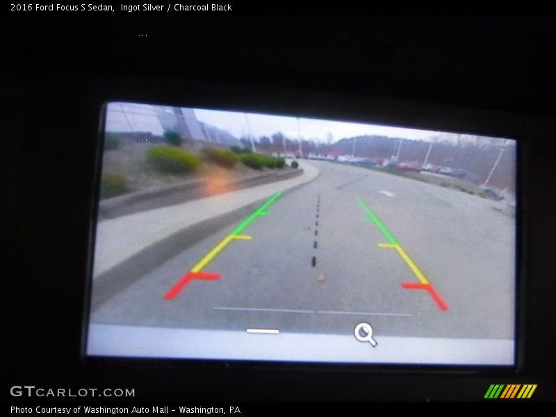 Ingot Silver / Charcoal Black 2016 Ford Focus S Sedan