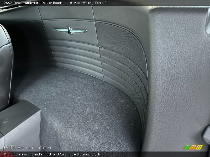 Whisper White / Torch Red 2002 Ford Thunderbird Deluxe Roadster