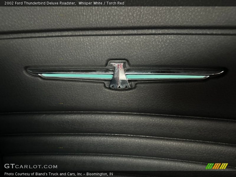 Whisper White / Torch Red 2002 Ford Thunderbird Deluxe Roadster