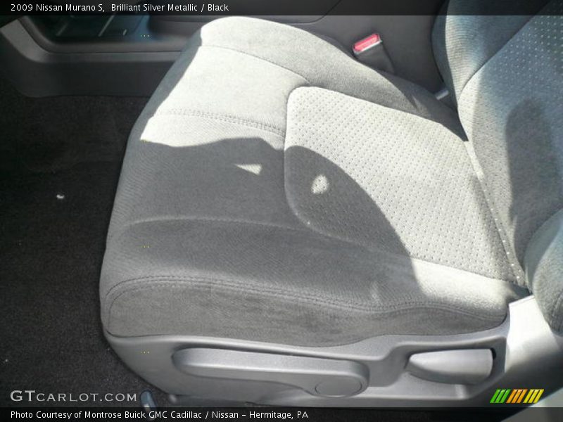 Brilliant Silver Metallic / Black 2009 Nissan Murano S