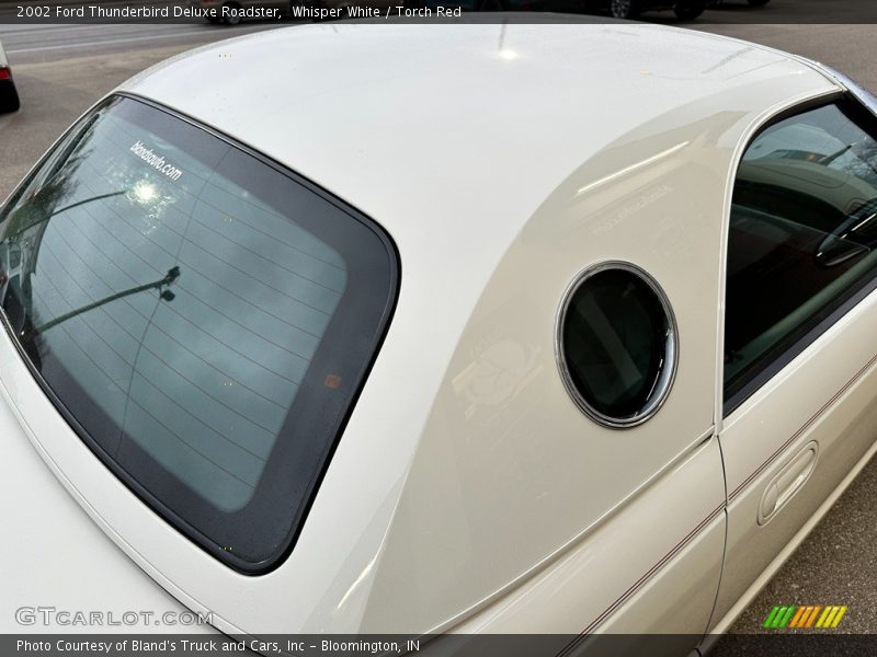 Whisper White / Torch Red 2002 Ford Thunderbird Deluxe Roadster