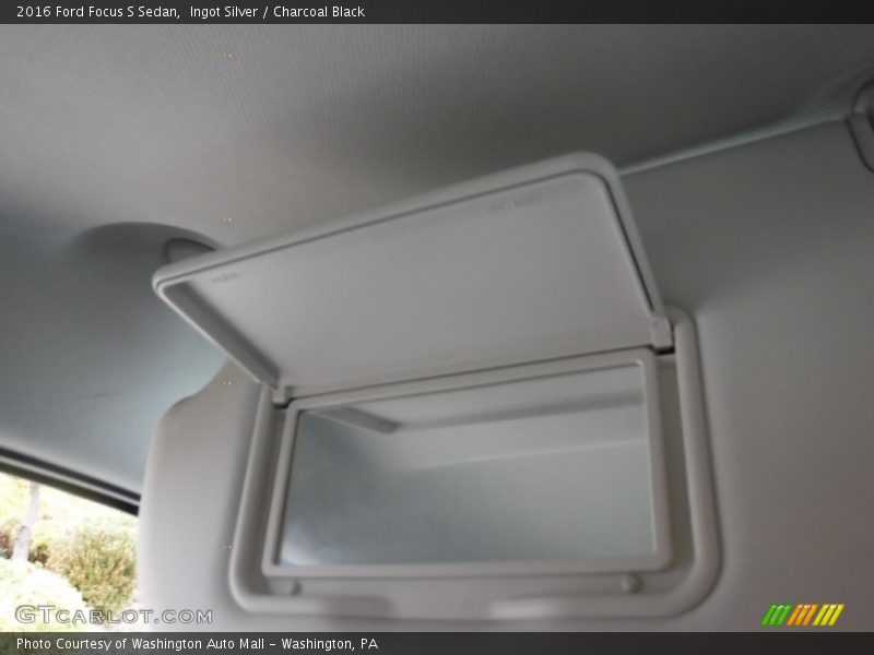 Ingot Silver / Charcoal Black 2016 Ford Focus S Sedan