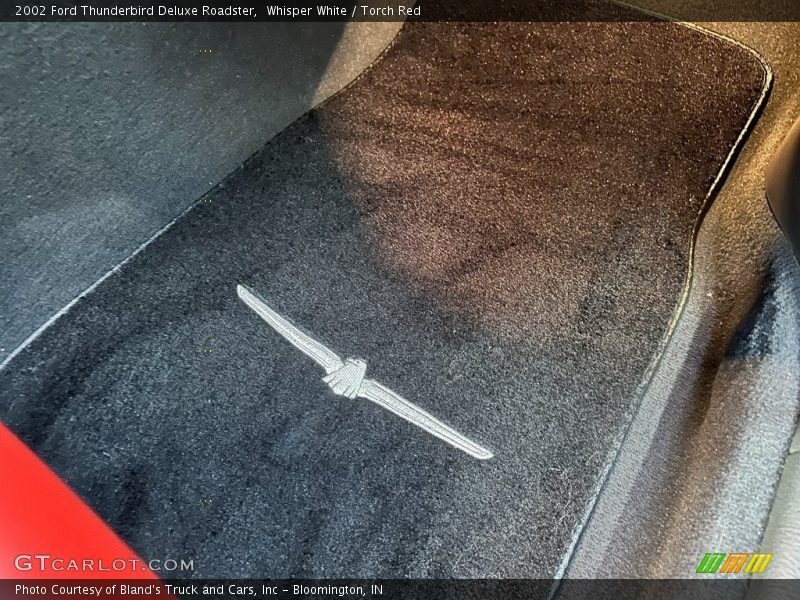 Whisper White / Torch Red 2002 Ford Thunderbird Deluxe Roadster