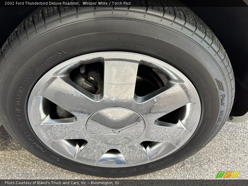 Whisper White / Torch Red 2002 Ford Thunderbird Deluxe Roadster