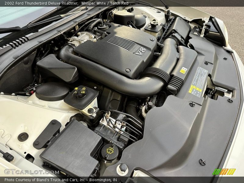 Whisper White / Torch Red 2002 Ford Thunderbird Deluxe Roadster