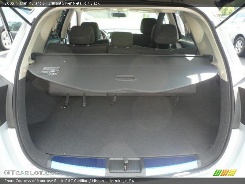 Brilliant Silver Metallic / Black 2009 Nissan Murano S