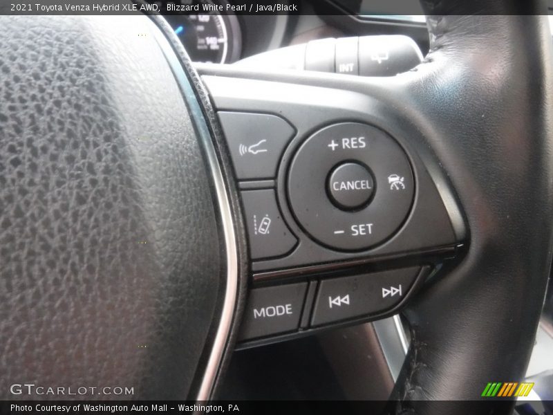 Blizzard White Pearl / Java/Black 2021 Toyota Venza Hybrid XLE AWD