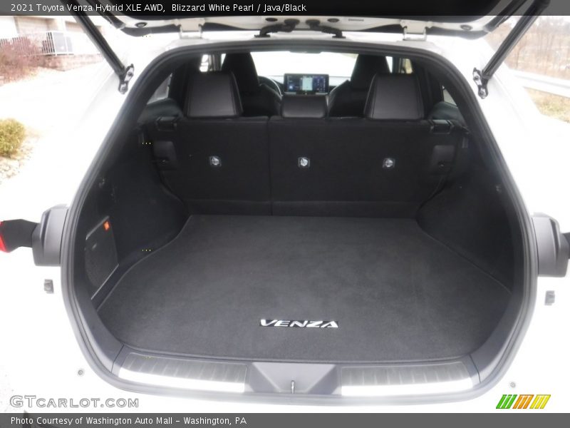 Blizzard White Pearl / Java/Black 2021 Toyota Venza Hybrid XLE AWD