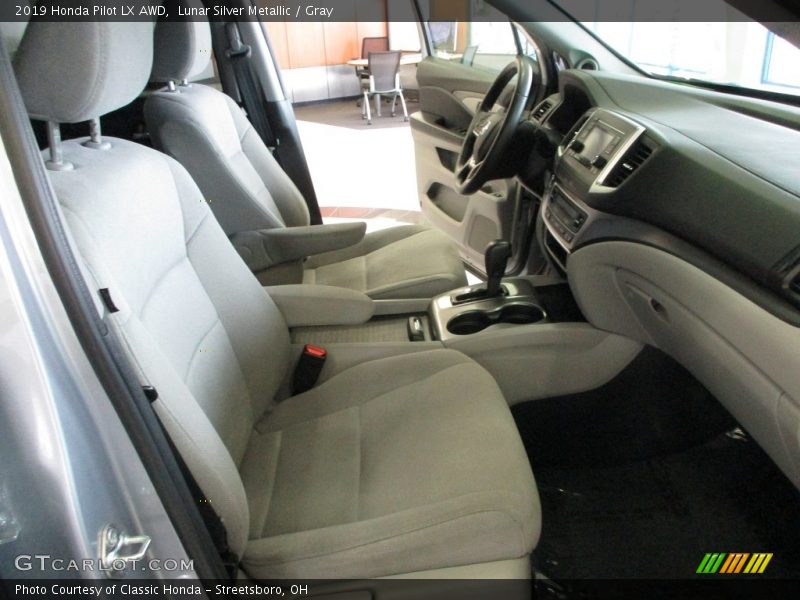 Lunar Silver Metallic / Gray 2019 Honda Pilot LX AWD