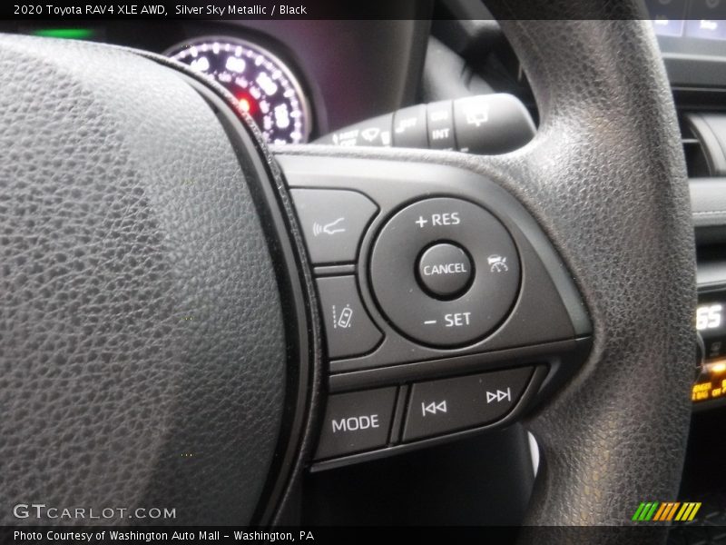 Silver Sky Metallic / Black 2020 Toyota RAV4 XLE AWD