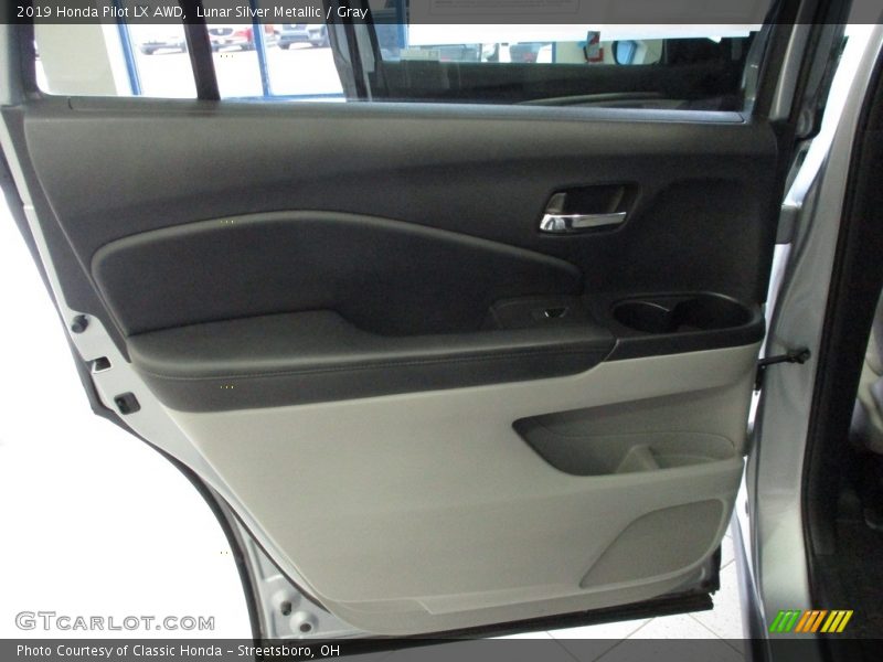 Lunar Silver Metallic / Gray 2019 Honda Pilot LX AWD