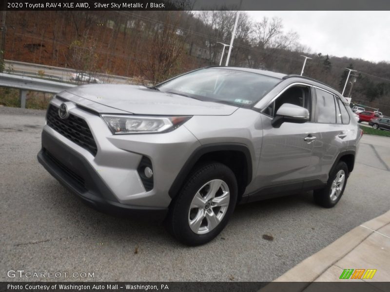 Silver Sky Metallic / Black 2020 Toyota RAV4 XLE AWD