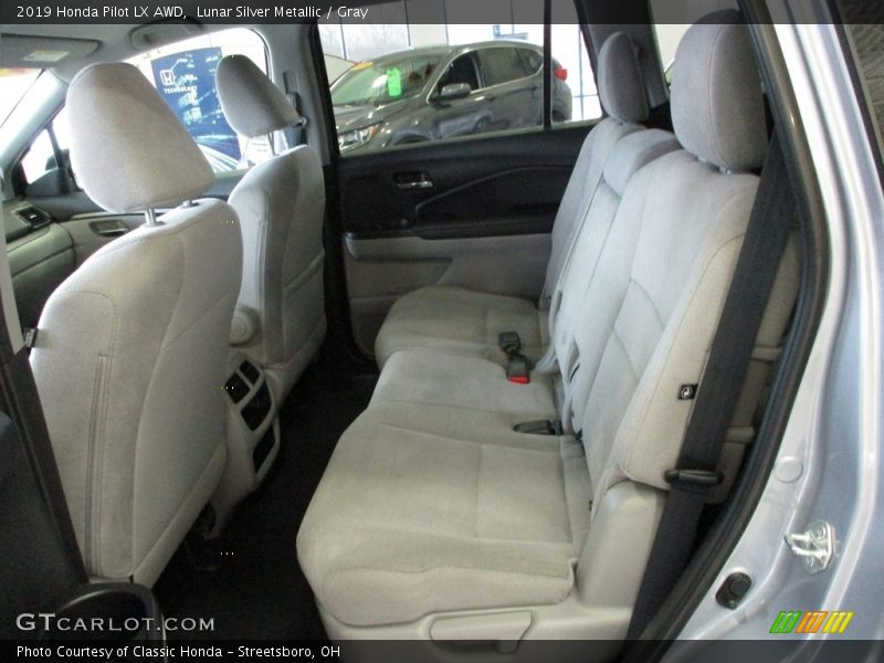 Lunar Silver Metallic / Gray 2019 Honda Pilot LX AWD
