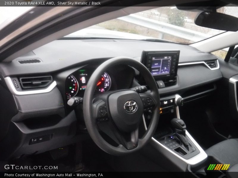 Silver Sky Metallic / Black 2020 Toyota RAV4 XLE AWD