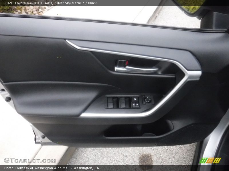 Silver Sky Metallic / Black 2020 Toyota RAV4 XLE AWD