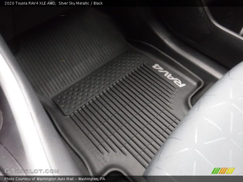 Silver Sky Metallic / Black 2020 Toyota RAV4 XLE AWD