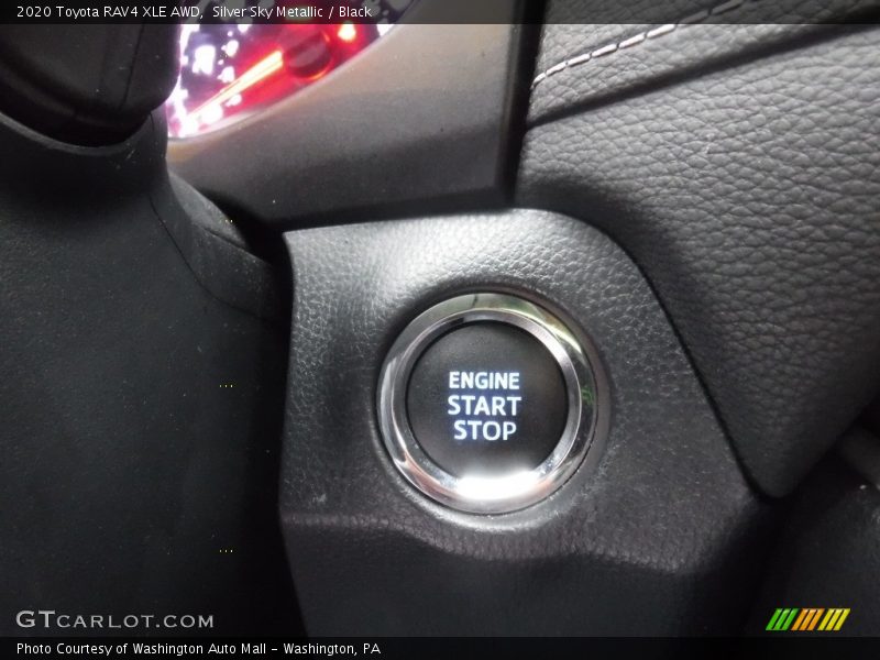 Silver Sky Metallic / Black 2020 Toyota RAV4 XLE AWD