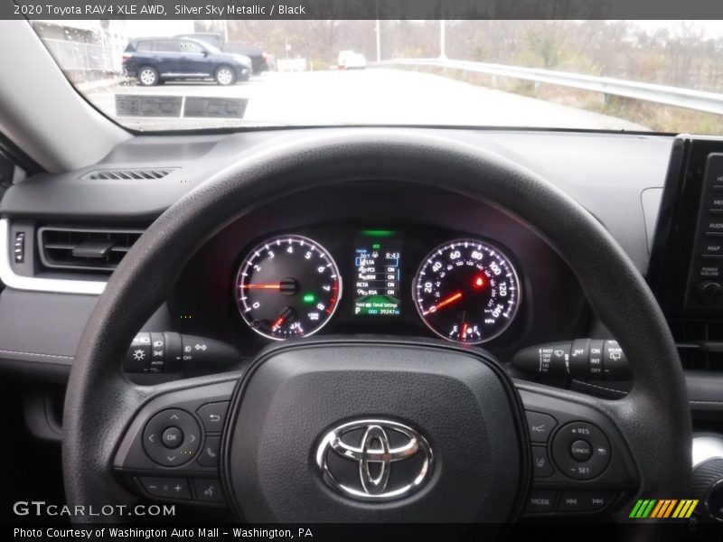 Silver Sky Metallic / Black 2020 Toyota RAV4 XLE AWD