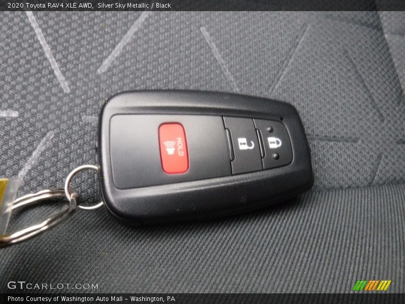Silver Sky Metallic / Black 2020 Toyota RAV4 XLE AWD