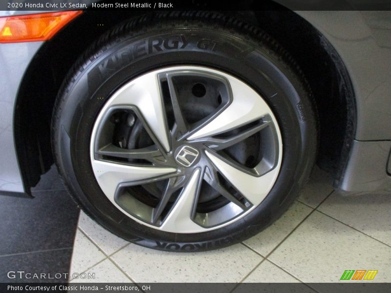Modern Steel Metallic / Black 2020 Honda Civic LX Sedan