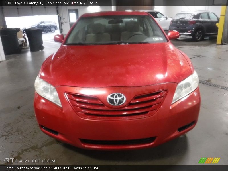 Barcelona Red Metallic / Bisque 2007 Toyota Camry LE