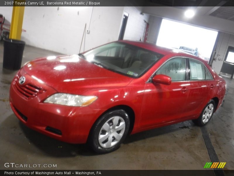 Barcelona Red Metallic / Bisque 2007 Toyota Camry LE