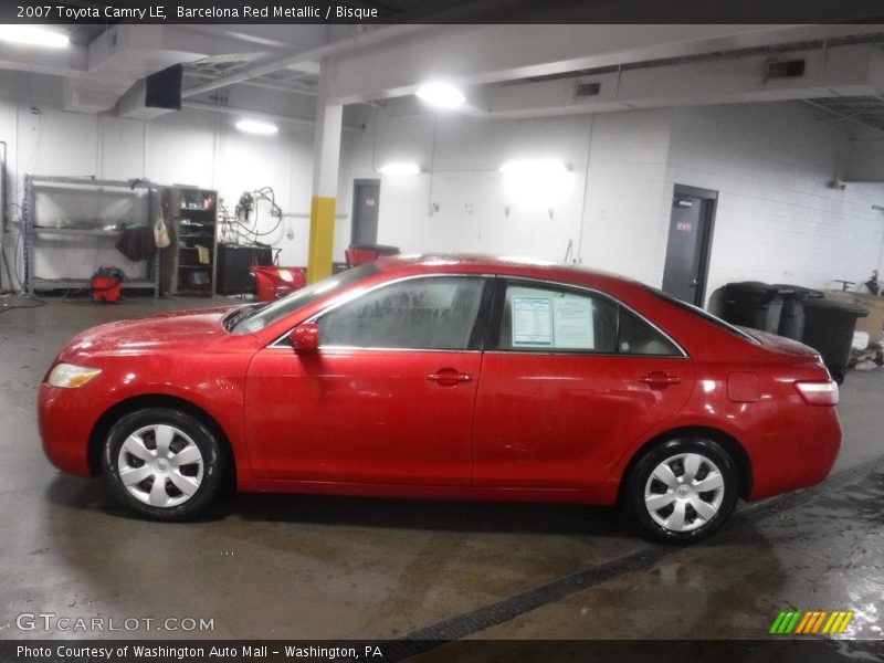 Barcelona Red Metallic / Bisque 2007 Toyota Camry LE