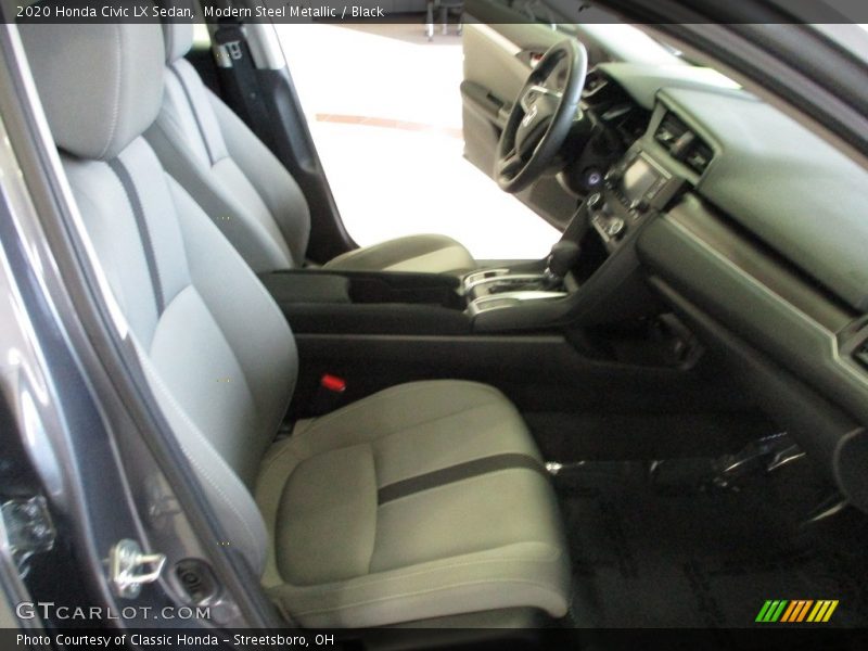 Modern Steel Metallic / Black 2020 Honda Civic LX Sedan