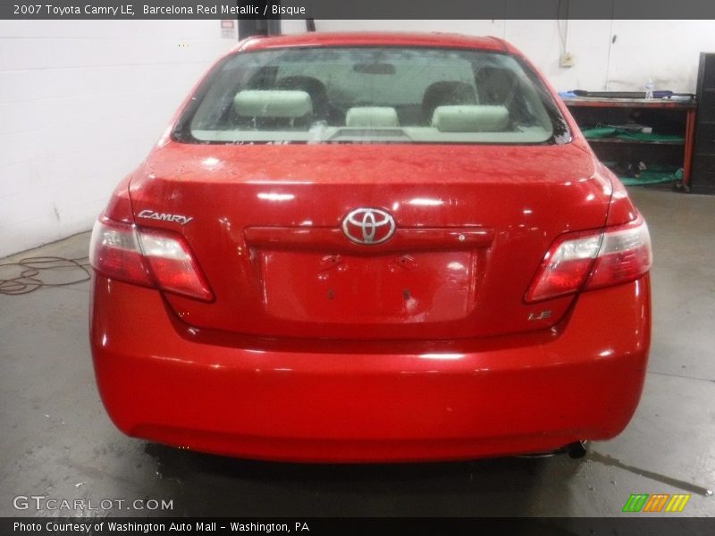 Barcelona Red Metallic / Bisque 2007 Toyota Camry LE