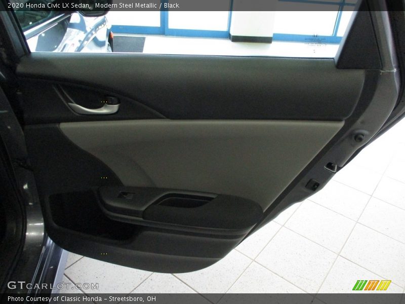 Modern Steel Metallic / Black 2020 Honda Civic LX Sedan