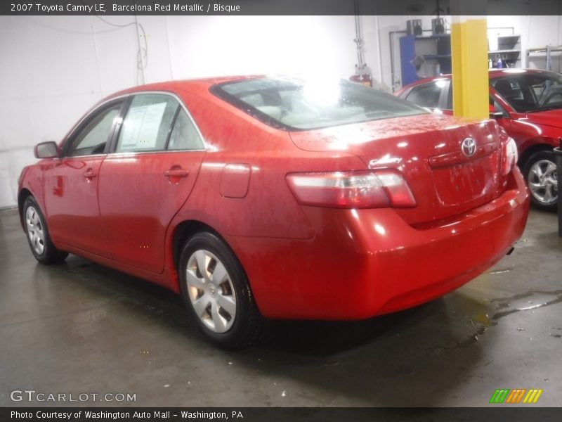 Barcelona Red Metallic / Bisque 2007 Toyota Camry LE