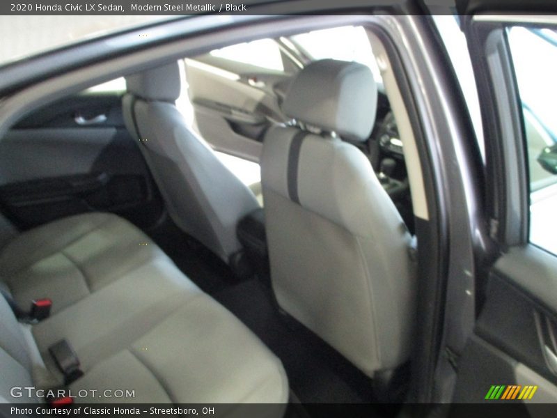 Modern Steel Metallic / Black 2020 Honda Civic LX Sedan