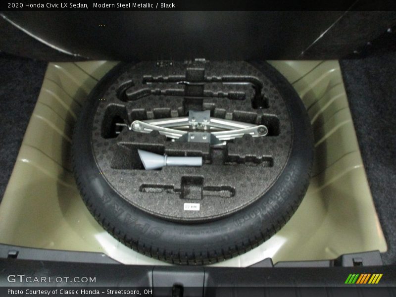 Modern Steel Metallic / Black 2020 Honda Civic LX Sedan