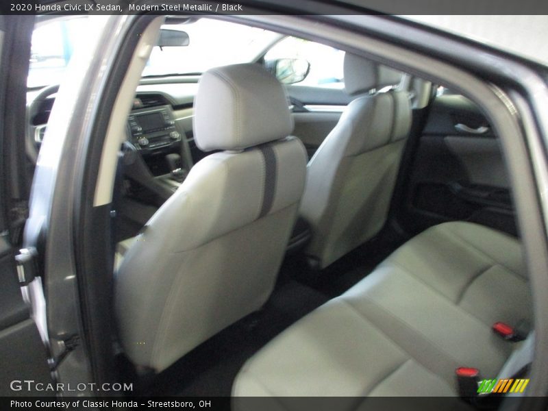 Modern Steel Metallic / Black 2020 Honda Civic LX Sedan