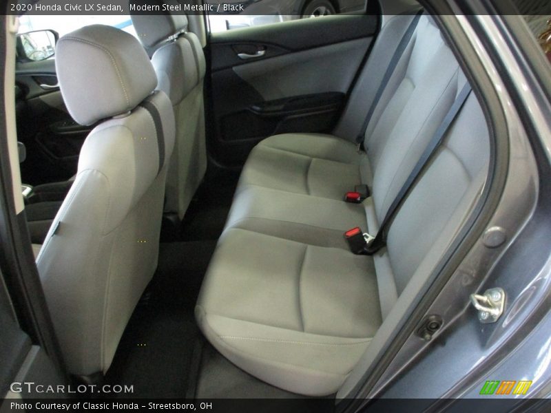 Modern Steel Metallic / Black 2020 Honda Civic LX Sedan