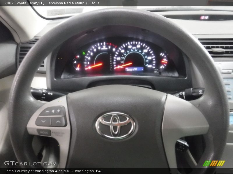 Barcelona Red Metallic / Bisque 2007 Toyota Camry LE