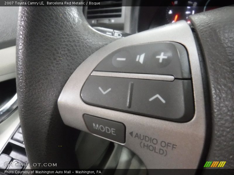 Barcelona Red Metallic / Bisque 2007 Toyota Camry LE