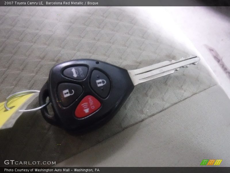 Barcelona Red Metallic / Bisque 2007 Toyota Camry LE